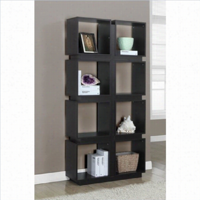 Monarch 71 Hollow-core Bookcase In Cappuccino