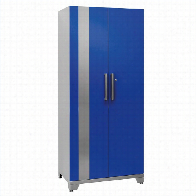 Newage Performance Plus Series Garage Locker Storage Cabinet In Blue