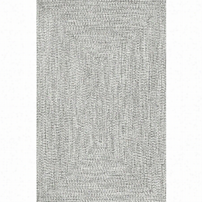 Nuloom 5' X 8' Braided Lefebvre Ru G In Salt And Pepper