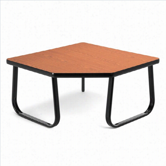 Ofm 330 X 30 Corner Table With Sled Base I N Cherry