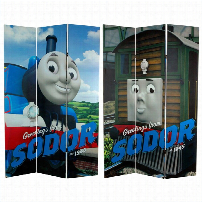 Oriental Thomas Greet Ings Ftom Sodor Canvas Rom Divider