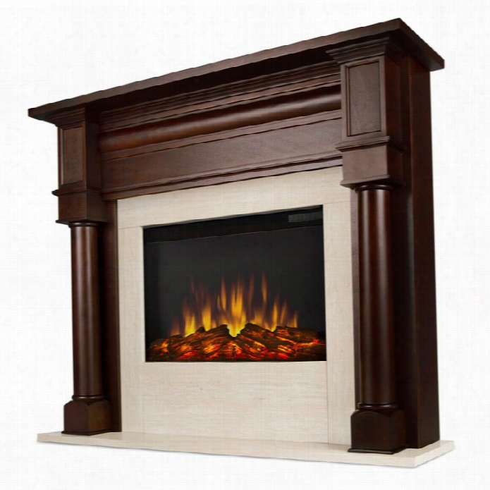 Real Flame Berkeley Electrc Fireplace Dark Walnut