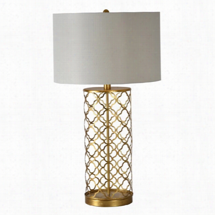 Rewil Stardust Table Lamp In Gold Leaf