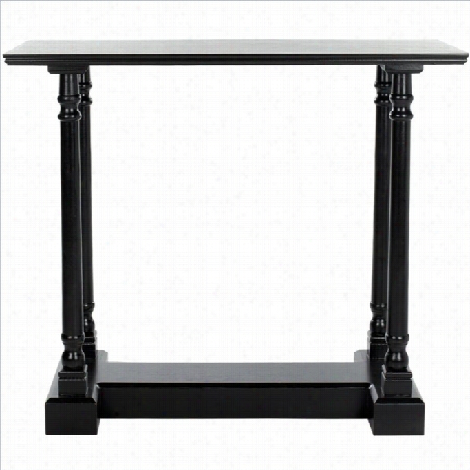 Safavieh Andy Wood Console Table Ni Black