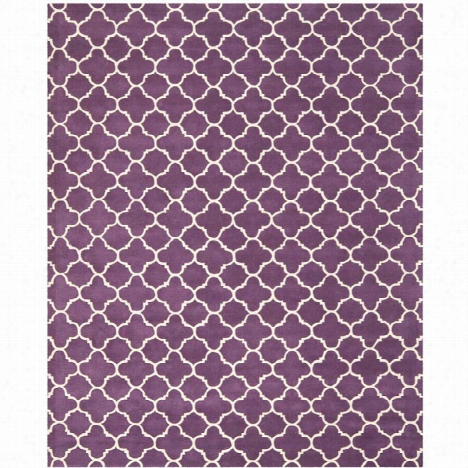 Safavieh Chathamm Pur Ple Contemporary Rug - 8' X 10'