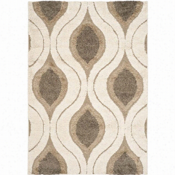 Safavieh Florida Shagc Ream Shag Rug - 9'6 X 13''