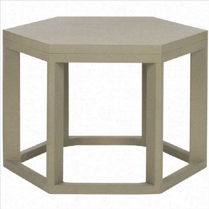 Safavieh Heidi Bayur Wood End Table I N Pearl Taupe