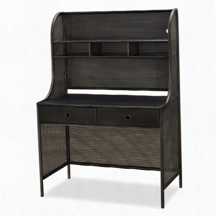 Smartstuff Black And White Metal Desk In Black