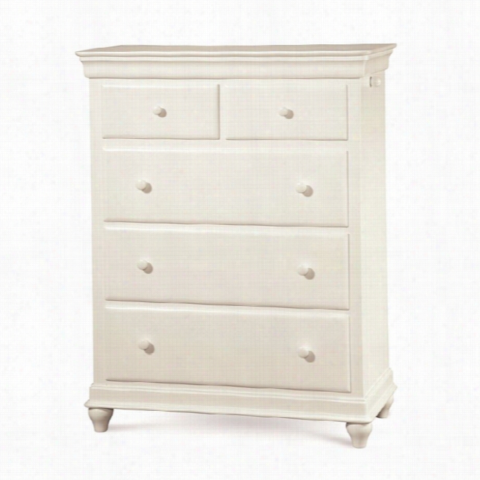 Smartstuff Classics 4.0 5 Drawer Chest In Summer White