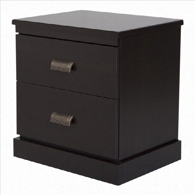 Southern Shore Gloria 2 Drawer Night Stand I Chocolate