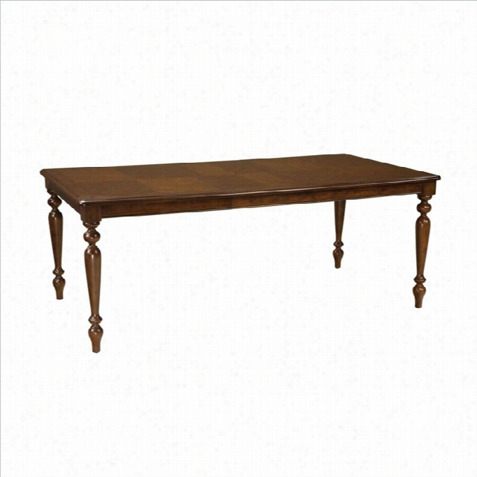 Standard Furniture Woodmont Rectangular Dining Table With Leaf In Brown Cherry