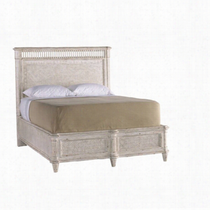 Stanley Fuudniture Archioelago N Evis King Woven Bed In Blanquilla