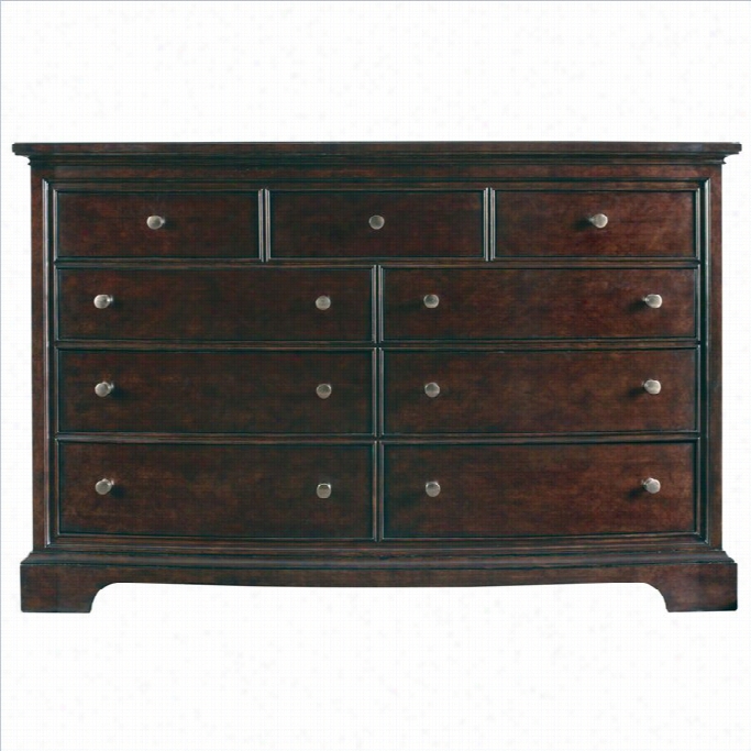 Stanley Furniture Transitional Dresser In Poolisshed Sable