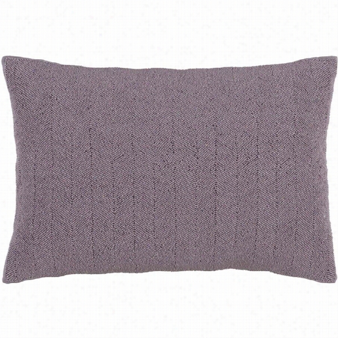 Surya Gianna Down Fill 13 X 20 Pillow In Purple