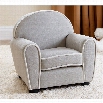 Abbyson Living Kids Sophie Fabric Baby Armchair in Gray