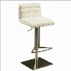 Pastel Furniture Dubai 32.25 Hydraulic Bar Stool in Ivory