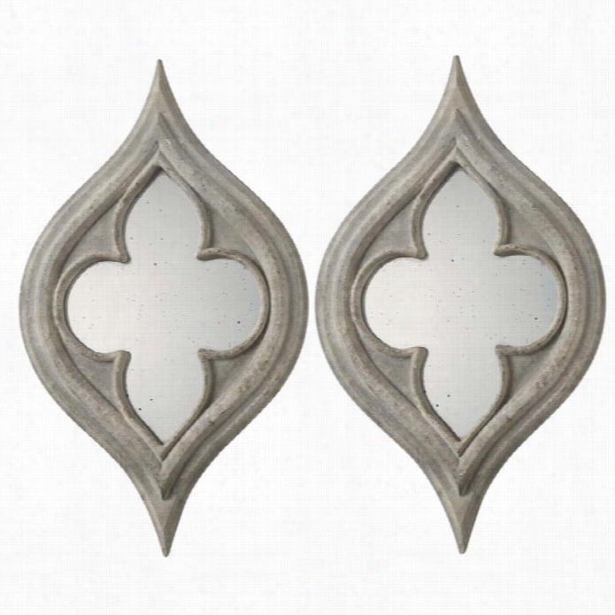 Utttermo St Pernilla Quatrefoil Mirrors (set Of 2)