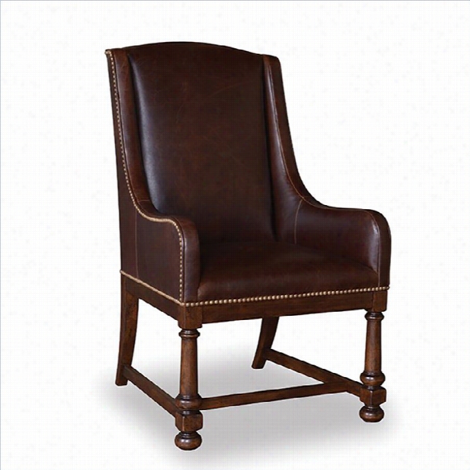 A.r.t. Furniture Whiskey Oakarm Dining Chir In Warm Barrel Oak