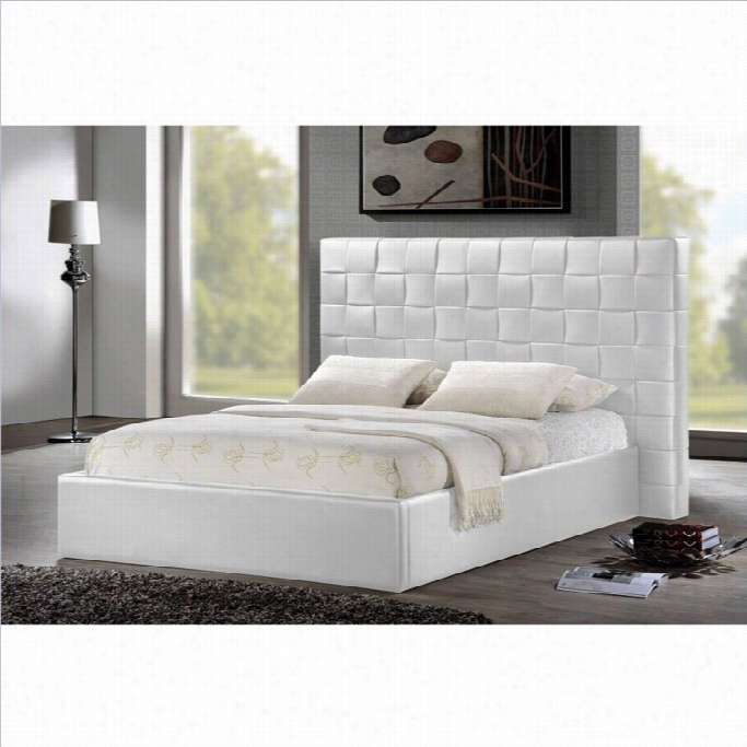 Baxton Studio Prenetta Queen Bed In White