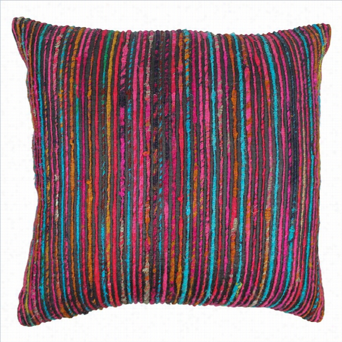 Blazing Needles 20 Inch Throw Pillow In Black