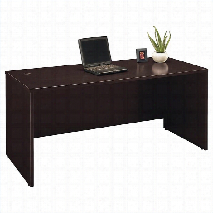 Bush Bbfb Series  C 66w Desk  Hell In Mocha Cherry