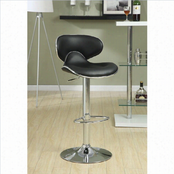 Coaster Adjustable Bar Stool With Swivel Seat In Murky