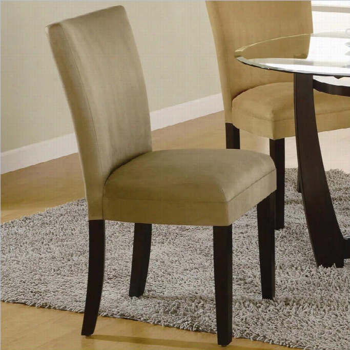 Coaster Bloomfield Parson Dinin G Chair With Taupe Fabric