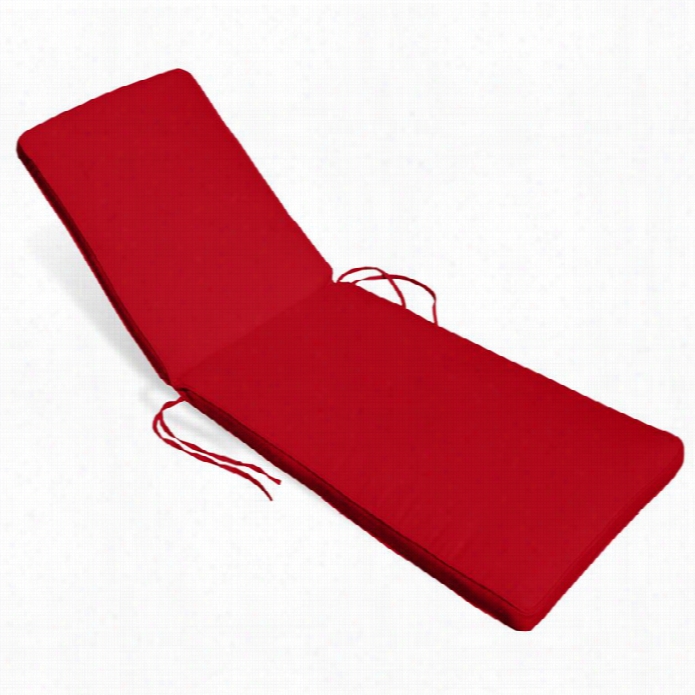 Compamia Sunlight Chaise Lojnge Cushion In Logo Red