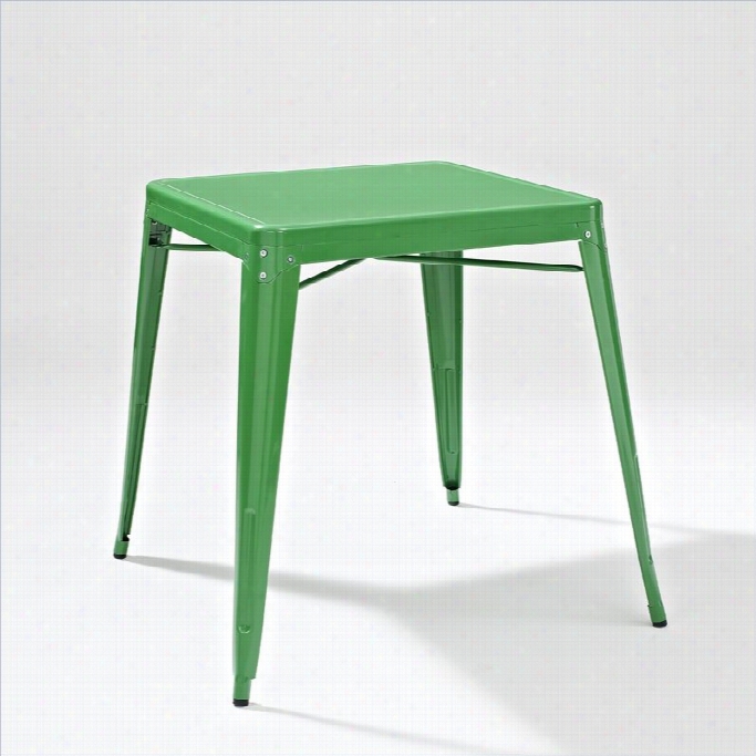 Crosley Furniture Amelia Metap Cafe Dining Table In Green