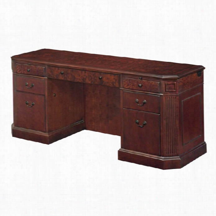 Dmi Oxoor Wood Kneehooe Credenza In Merlot  Cherry