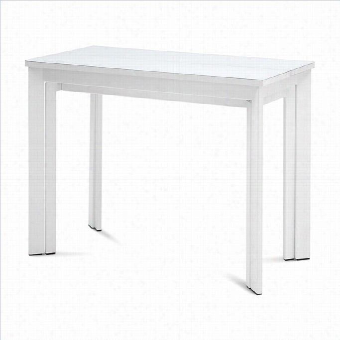 Domital Iaa Mondo Console Table White Mat Lacqured