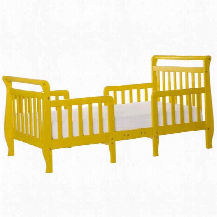 Dream On Me Emma 3-ni-1 Convertible Todder Bed In Yellow