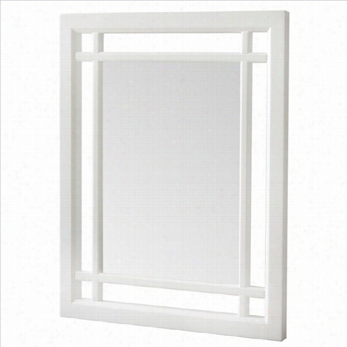 Elegant Home Fashions Neal Mirror In White