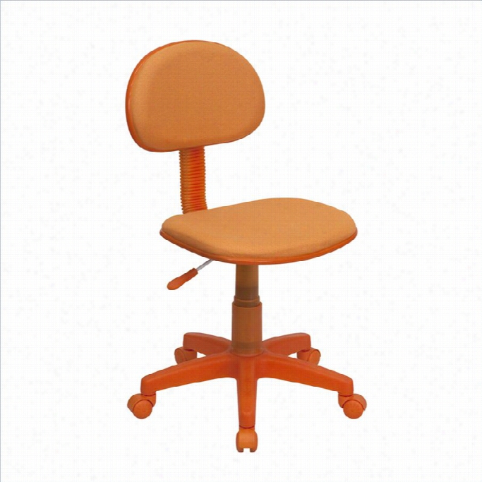 Flash Appendages Building Task Drafting Offuce Chair In Orange