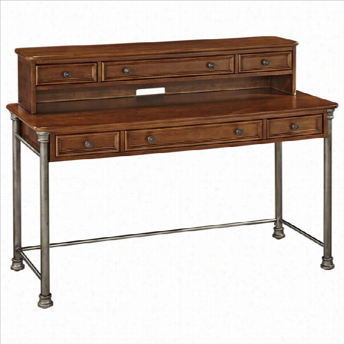 Home Styles Orlenas Executive Desk And Chest N Vintage Caramel