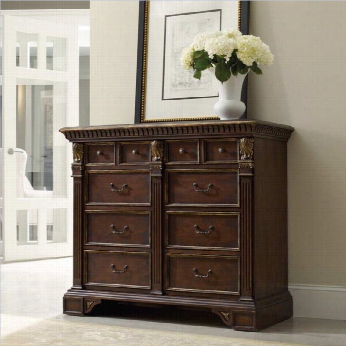 Hooker Furnitture Sutherland Eight Drawer High Waisted Cacent Chest