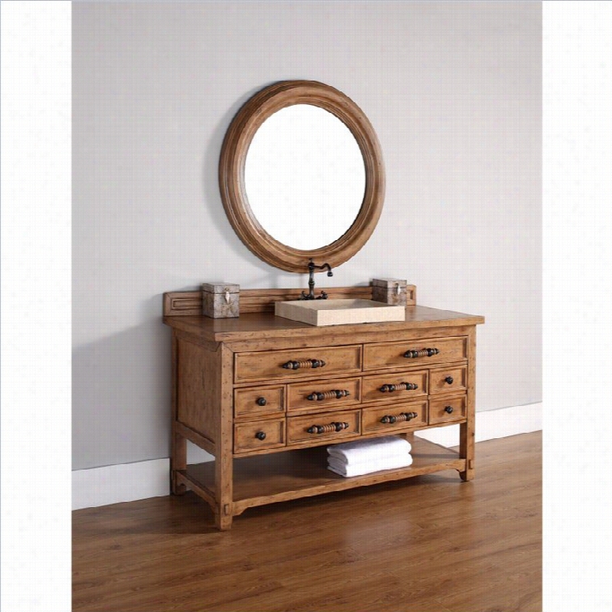 James Martin Malibu 60 Single Bathroom Vanityin Honey  Alder