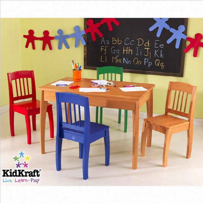 Kidkraft Eeuro Honey Table & 4 Chairs