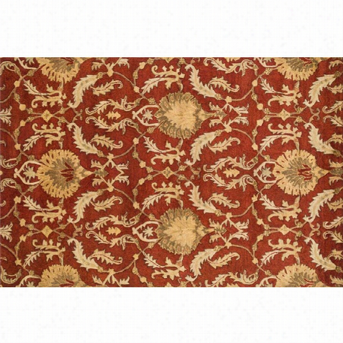 Loloi Fulton 5' X 77'6 Hand Tufted Wool Rug In Persimmon