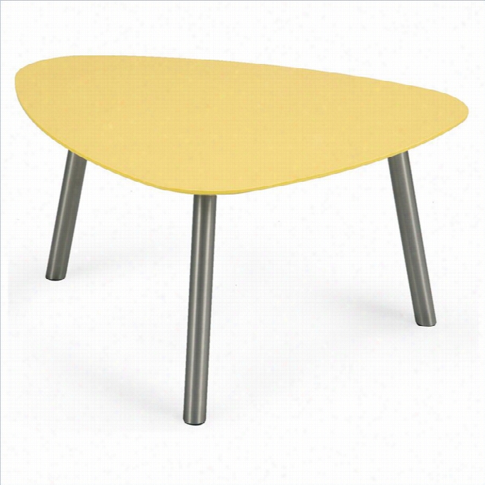 Moe's Hel Sinki Side Table In Yellow