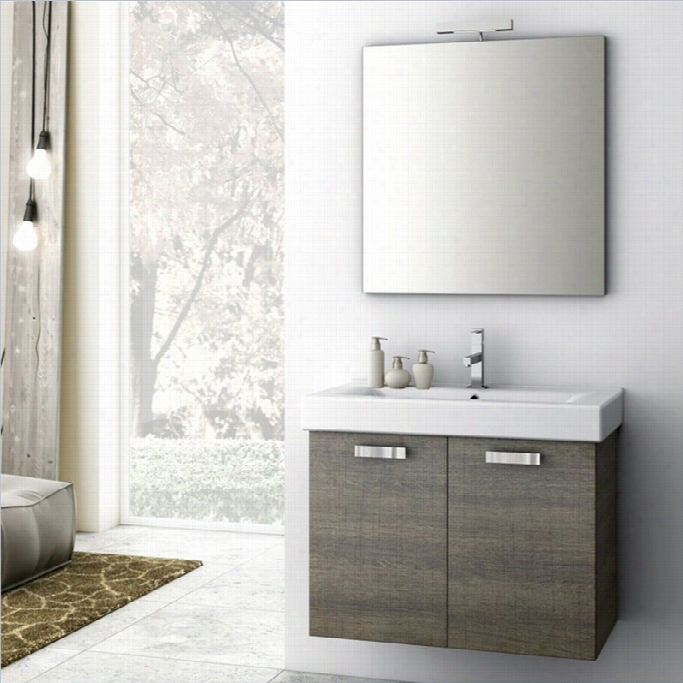 Nameek's Ac Fcubical 30 Wall Mounted Bathroom Vanity Set In Grey Oa Ksenlis