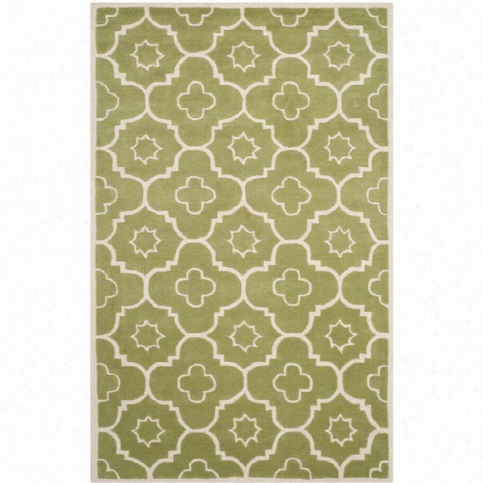 Safavieh Chatham Green Contemporary Rug - 6' X 9'