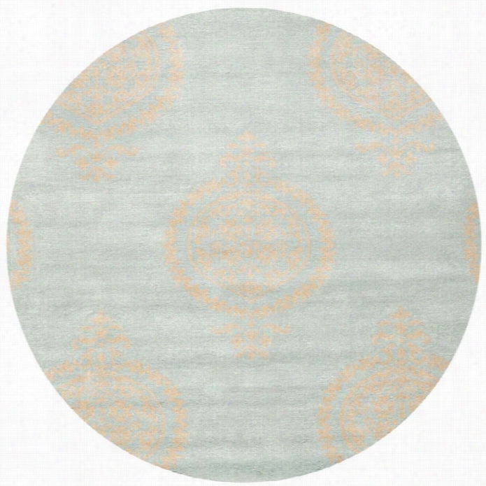 Safavieh Soho Round Rrug In Blue / Beige