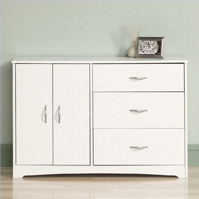 Sauder Beginninggs Dresser In Sof T White