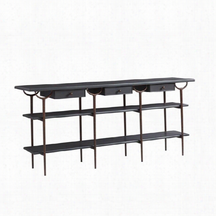 Stanley Villa Ciutrue Astic Onsole Table In Bluestone