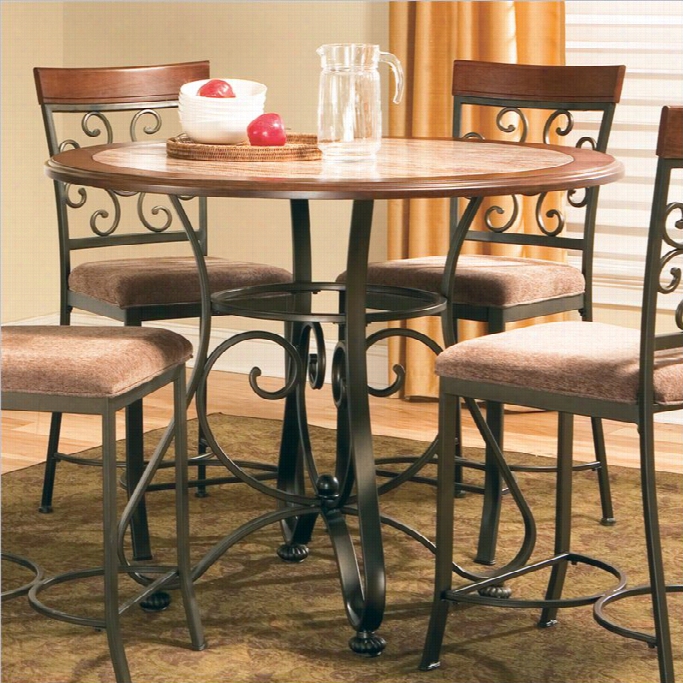 Steve Silver Company Thompson Round Counter Height Dining Table