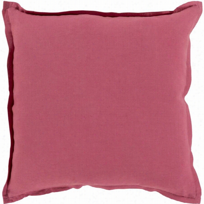 Surya Orianna Poly Fill 22 Square Pillow In Red