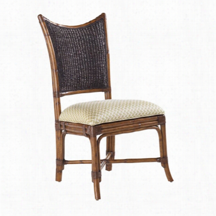 Tommy Bbahama Home Island Estate Mangrove Fabric Dining Chair In Plantation