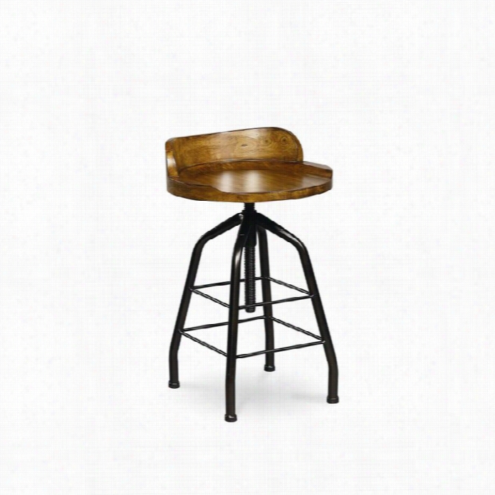 Universal Furniture Great Rooms Potter's Stool In Hicory Stick