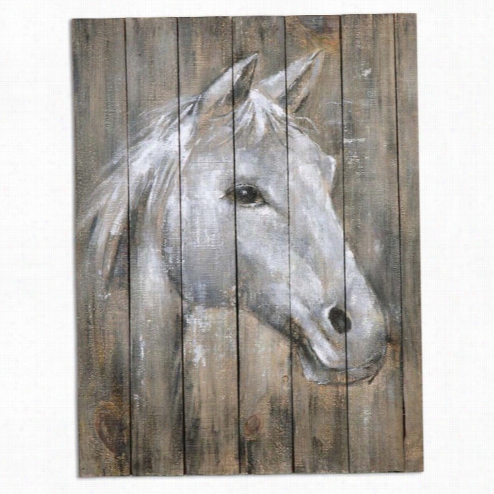 Uttermost Dreamhorse Hand Painted Art